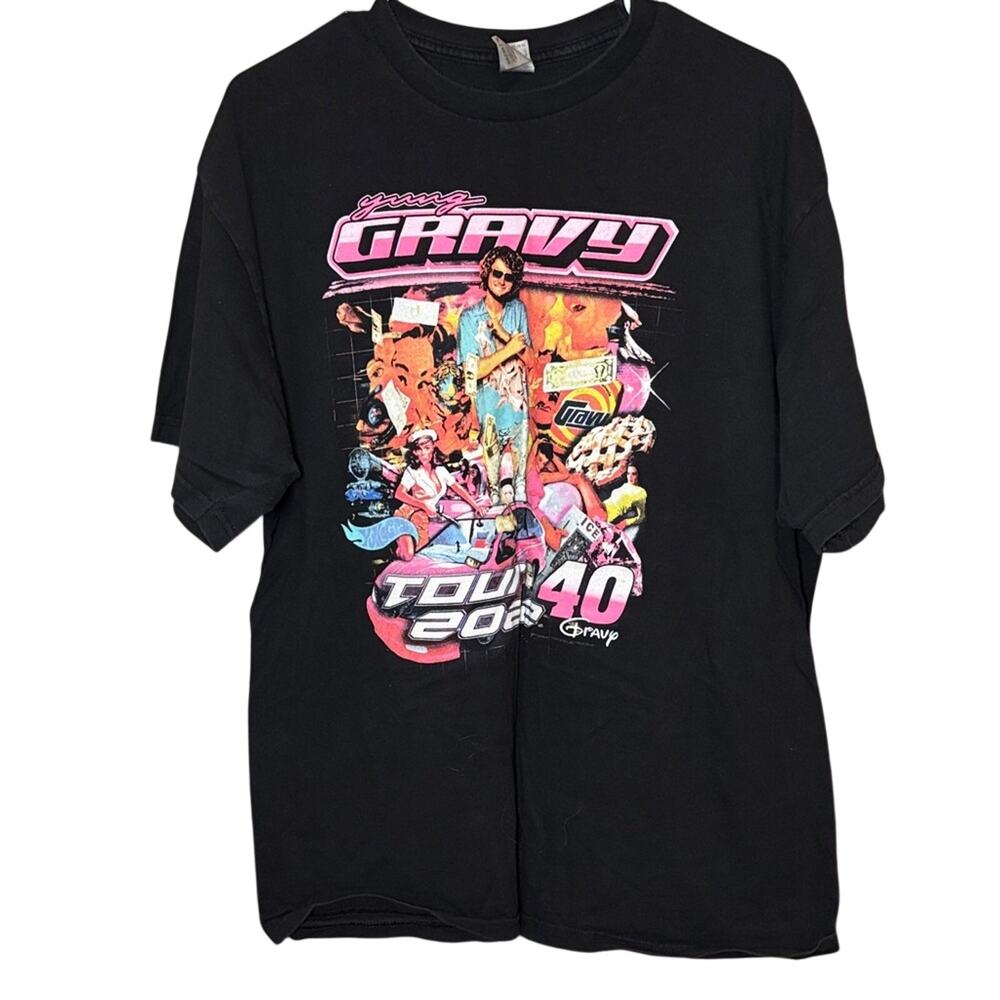 Yung Gravy Tour 2022 Graphic Tee XL Black Sugar Spice Everything Ice Shirt